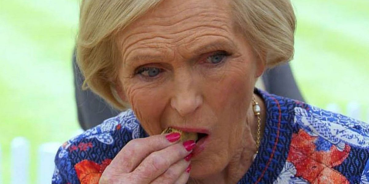 Mary Berry on The Great British Baking Show 