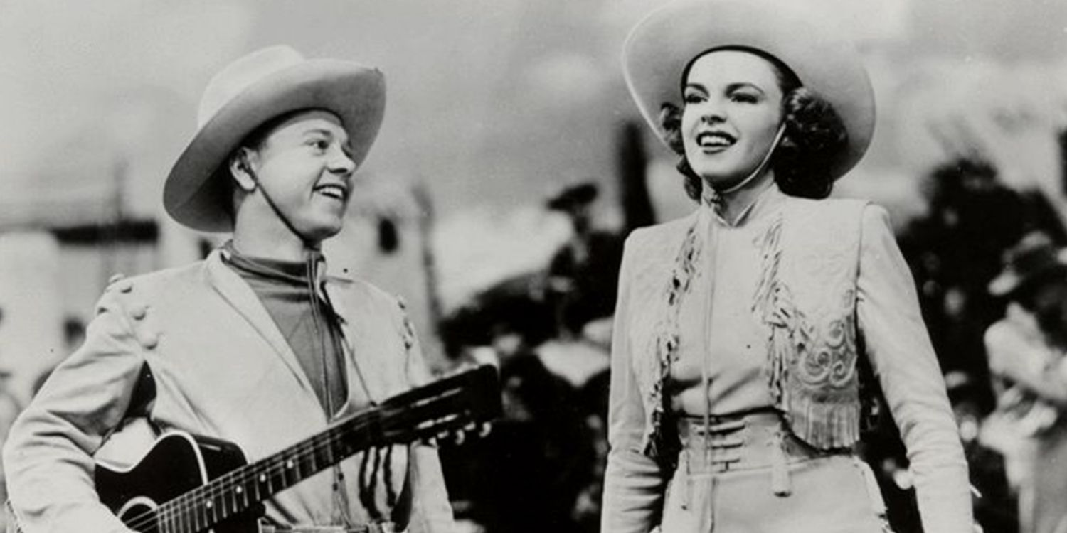Mickey Rooney And Judy Garland In Girl Crazy