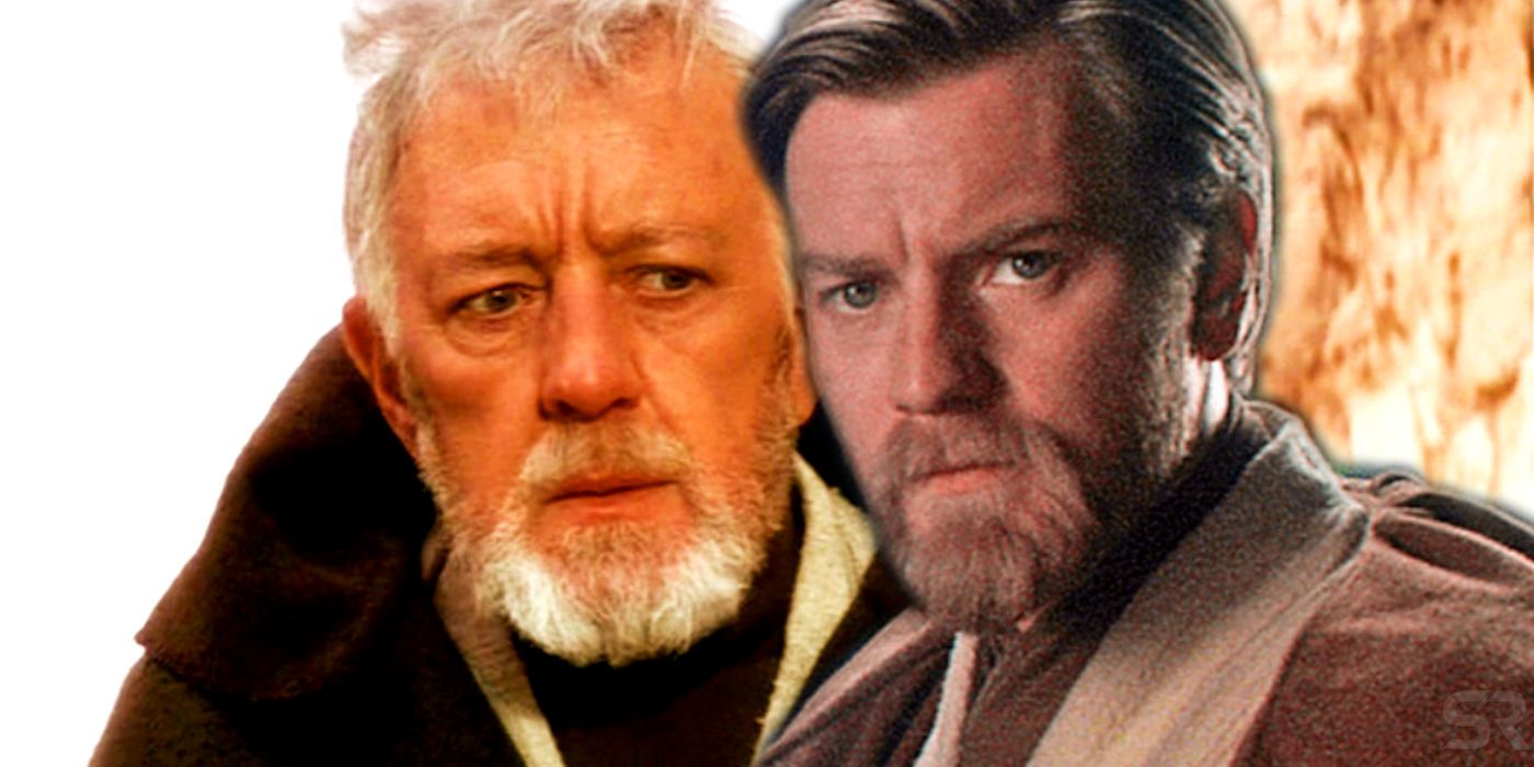 Obi-Wan Series Header With Ewan McGregor and Alec Guinness