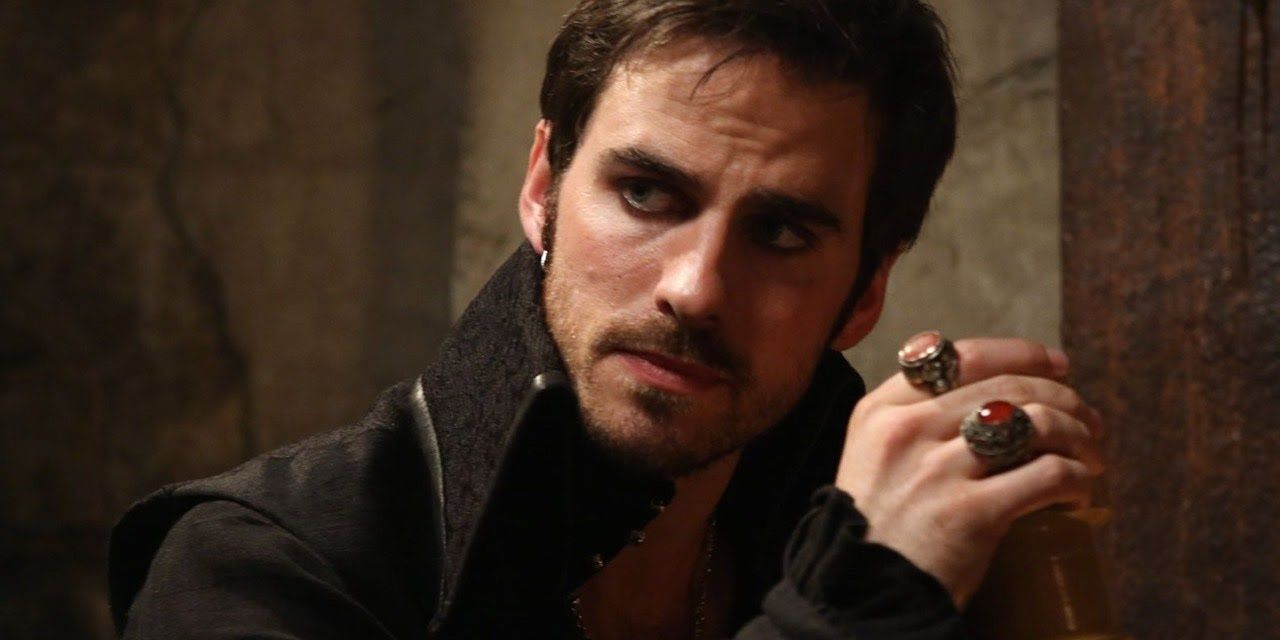 Captain Hook looking contemplative in Once Upon a Time.