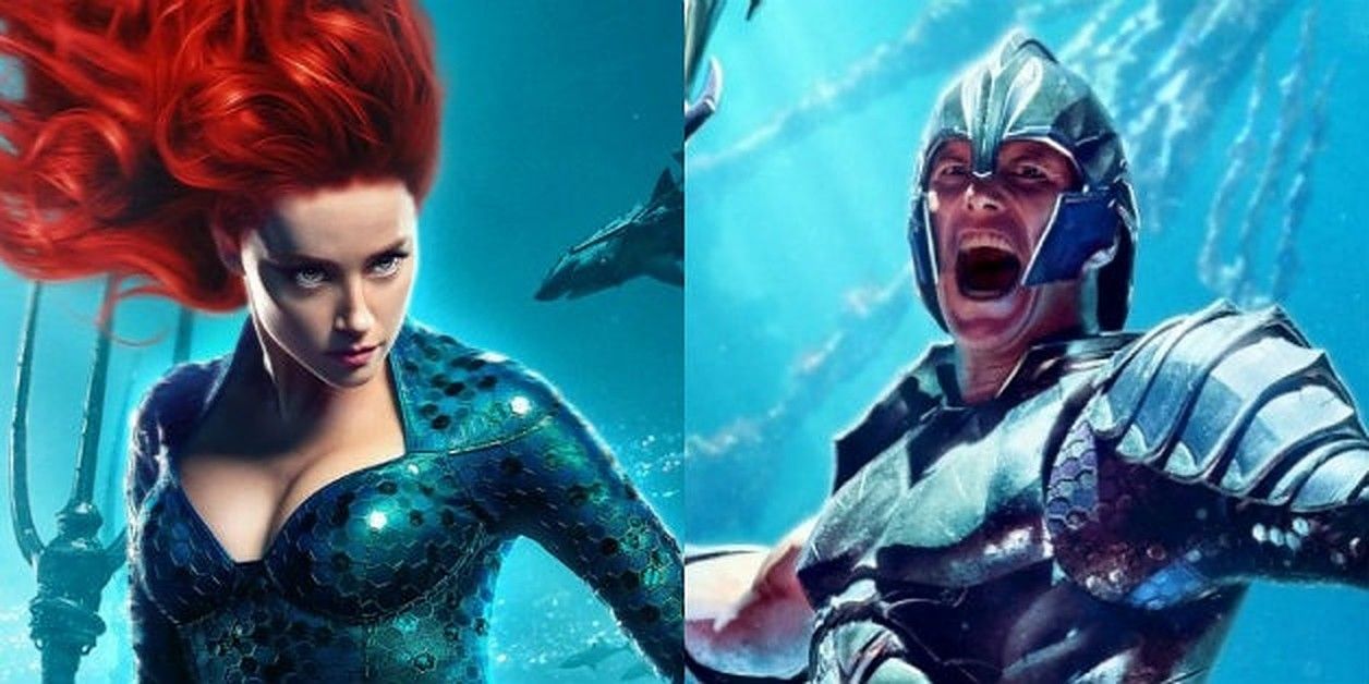 Split image Mera and Orm in Aquaman