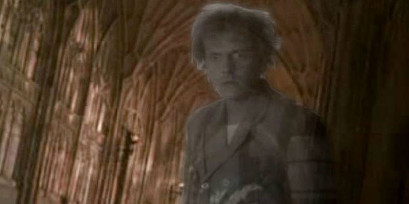 Peeves the Poltergeist in Harry Potter and the Sorcerer's Stone.