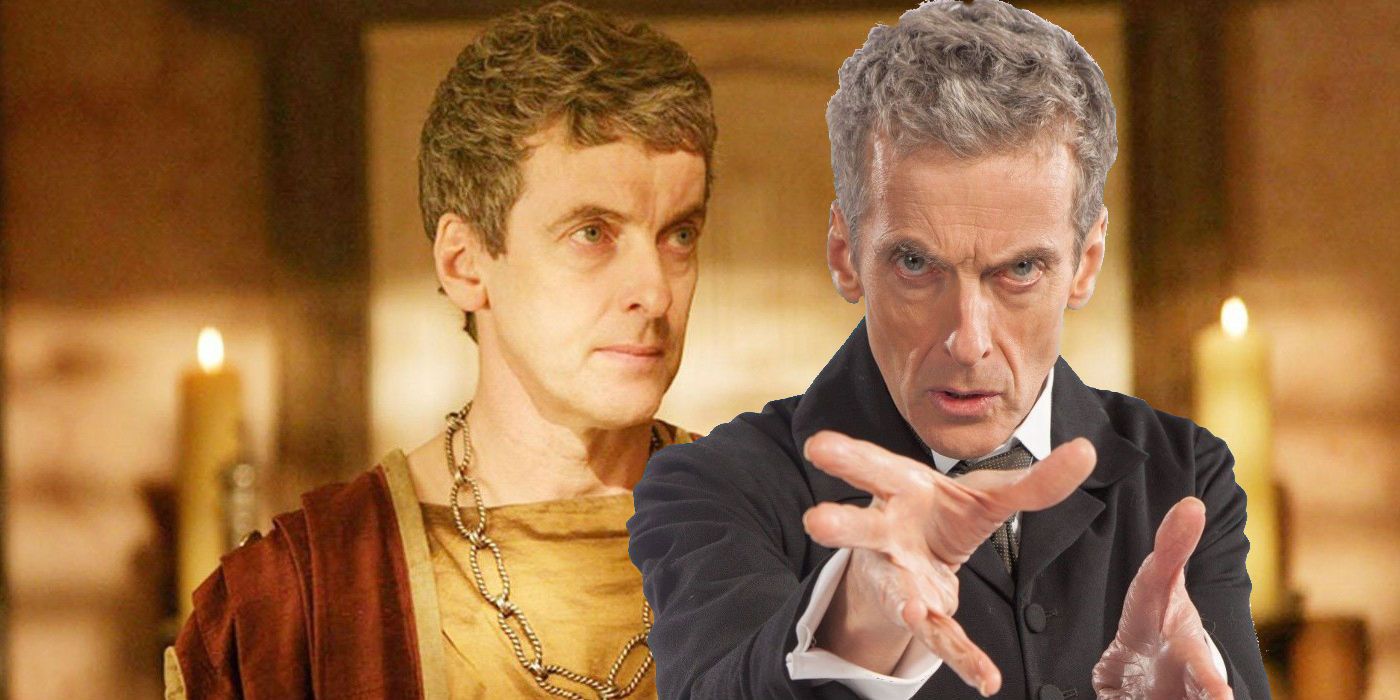 Peter Capaldi as Lobus Caecilius and Twelfth Doctor in Doctor Who