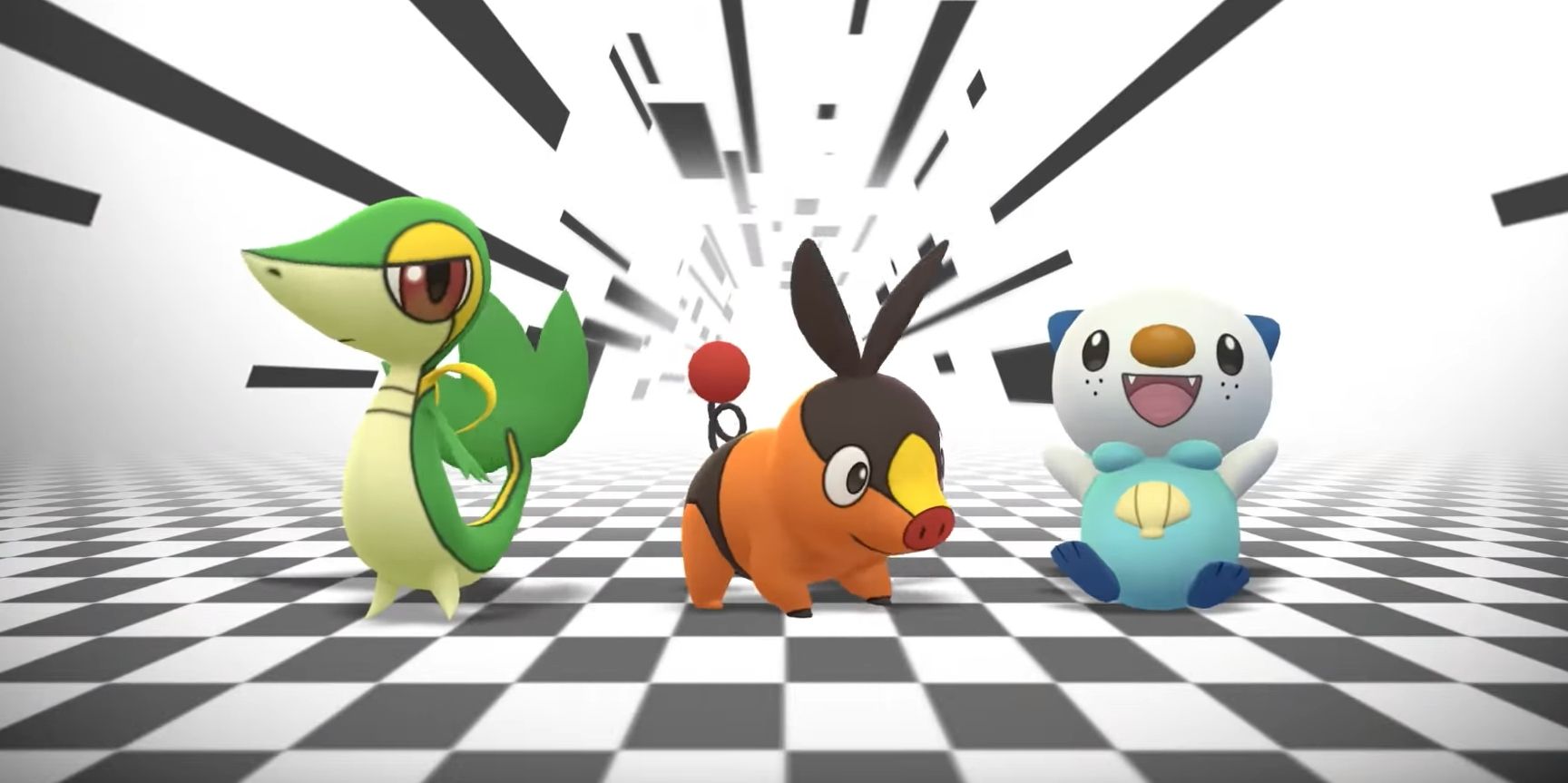 Black White Starters - Tepig, Oshawott, Snivy  Pokémon black and white, Black  pokemon, Pokemon starters