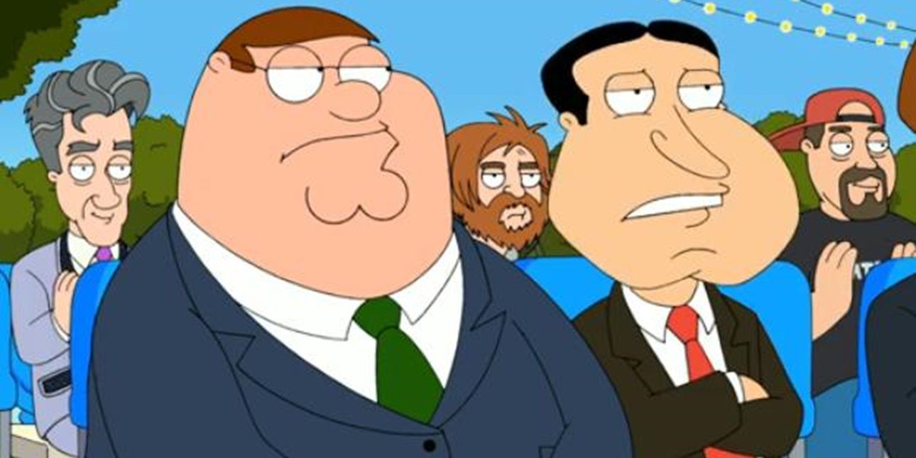 Quagmire and Peter in Family Guy
