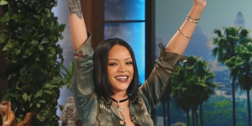 Rihanna on the Ellen Show