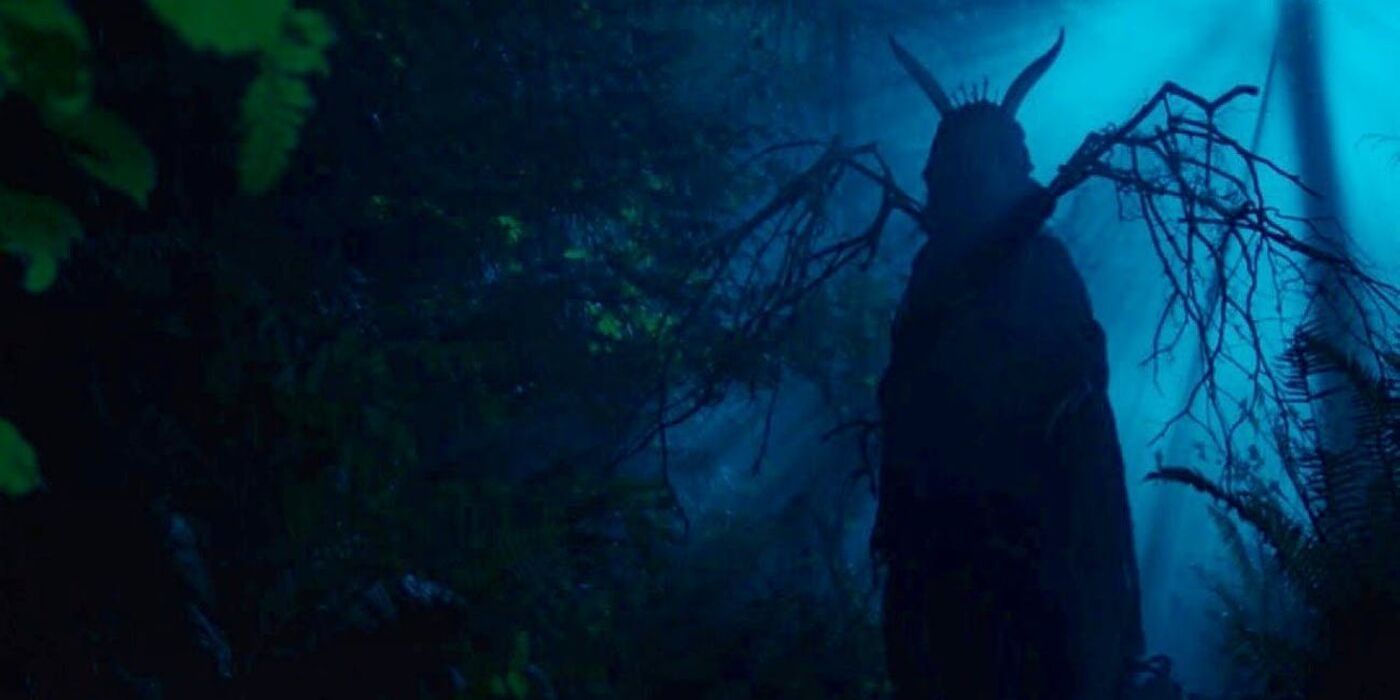 An image of the Gargoyle King standing in the woods in Riverdale