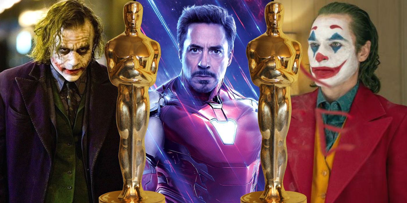 Robert Downey Jr Oscars Iron Man Joker