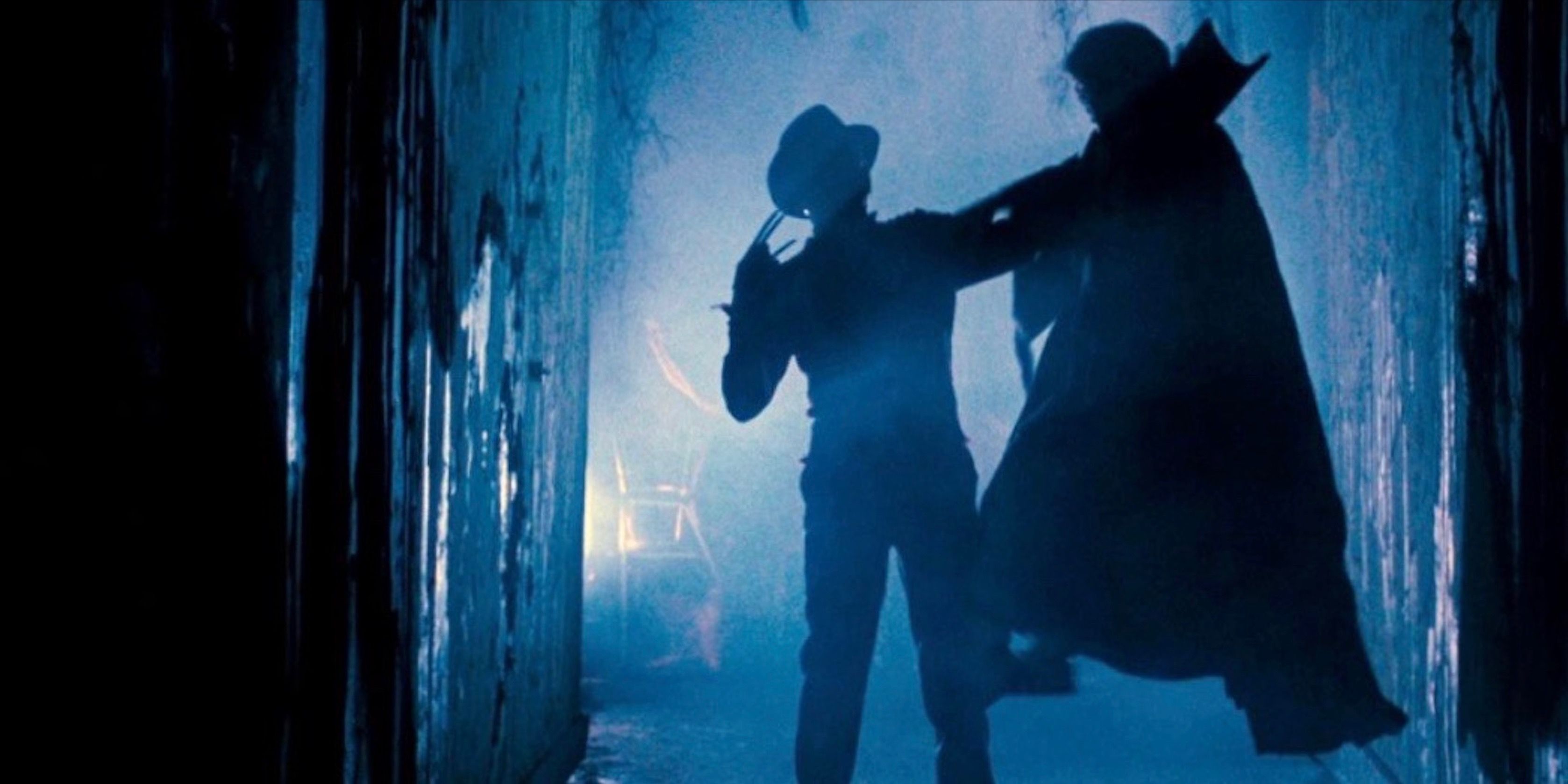 Robert Englund as Freddy Krueger and Ira Heiden as Will in A Nightmare on Elm Street 3 Dream Warriors
