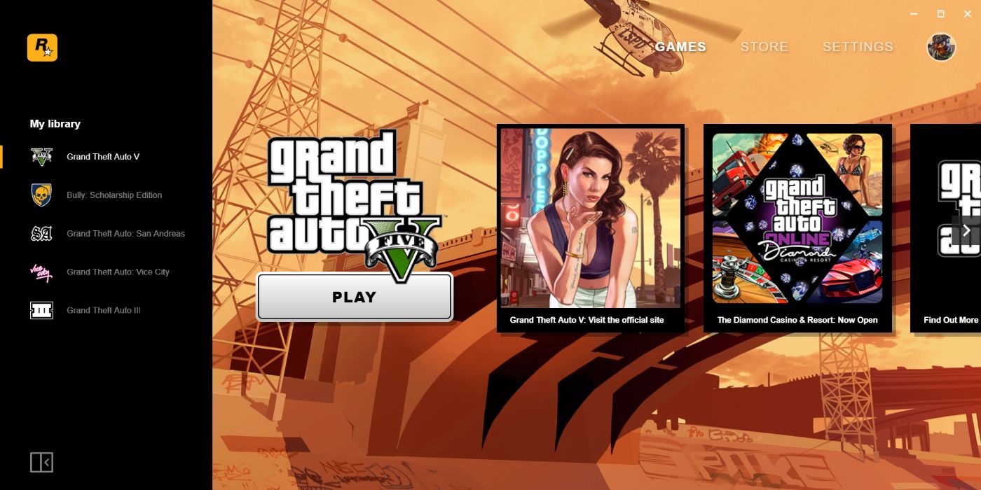Rockstar Games Launcher Free GTA San Andreas