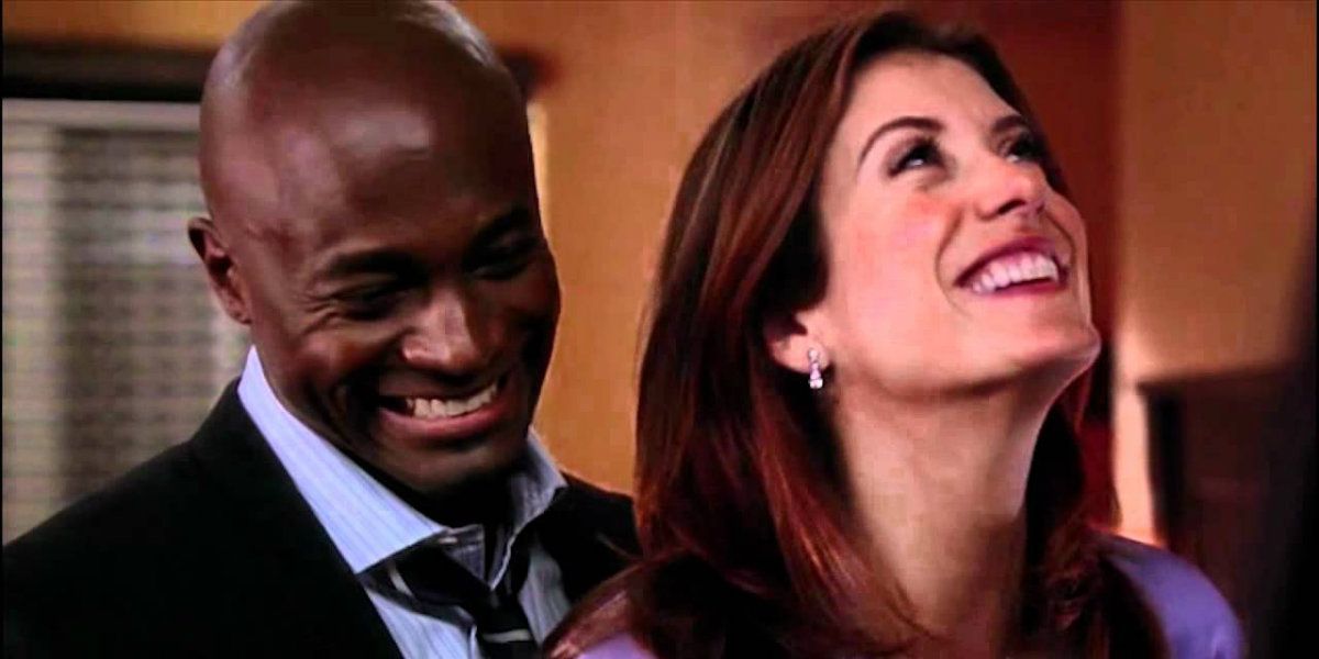 Sam and Addison laughing on Private Practice