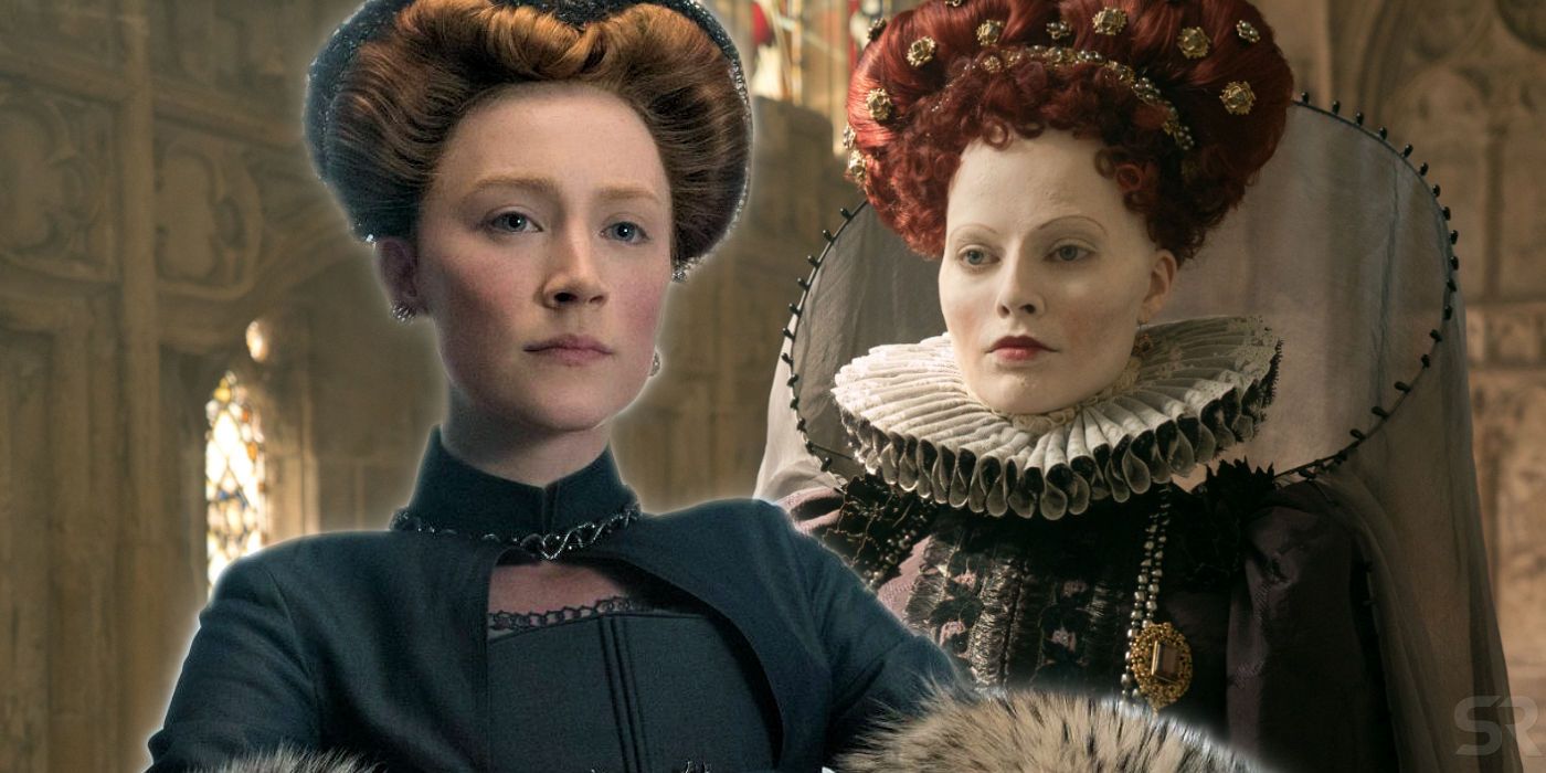 Saoirse Ronan and Margot Robbie in Mary Queen of Scots