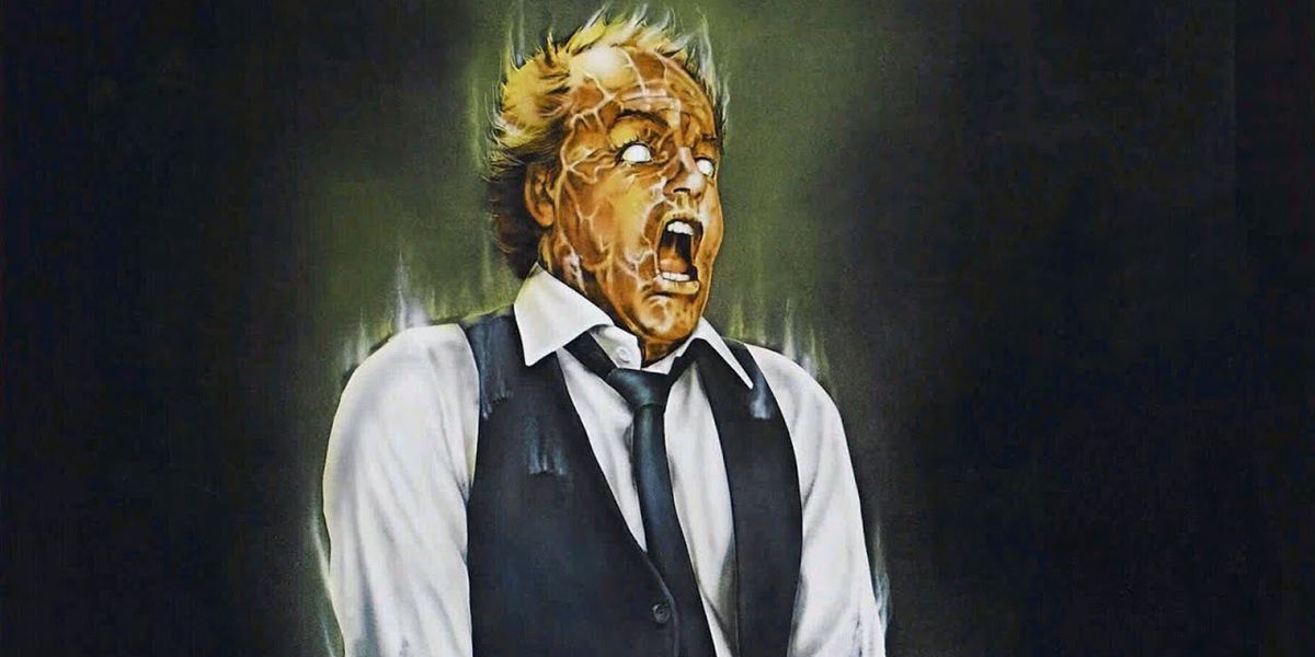 A man screaming in Scanners