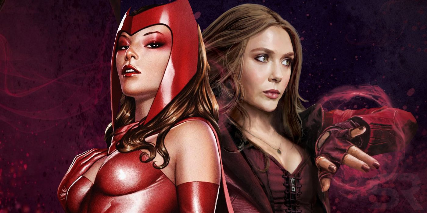 Scarlet Witch Marvel Movie and Comic