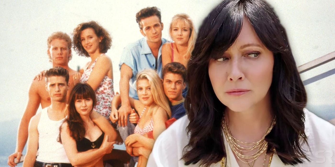 Shannen Doherty and Beverly Hills 90210 Cast