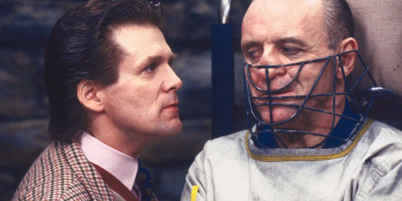 Hannibal Lecter and Dr. Chilton in Silence of the Lambs