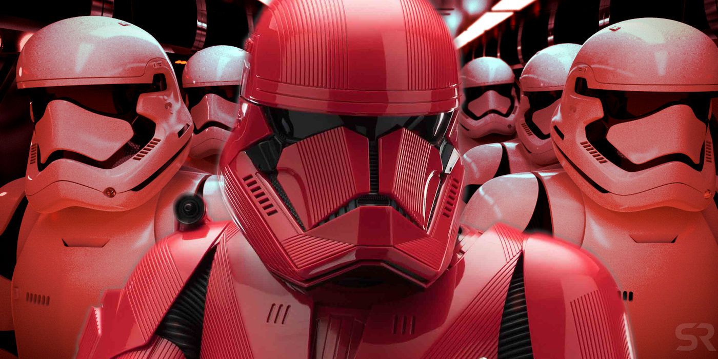 Sith Troopers and First Order Stormtroopers