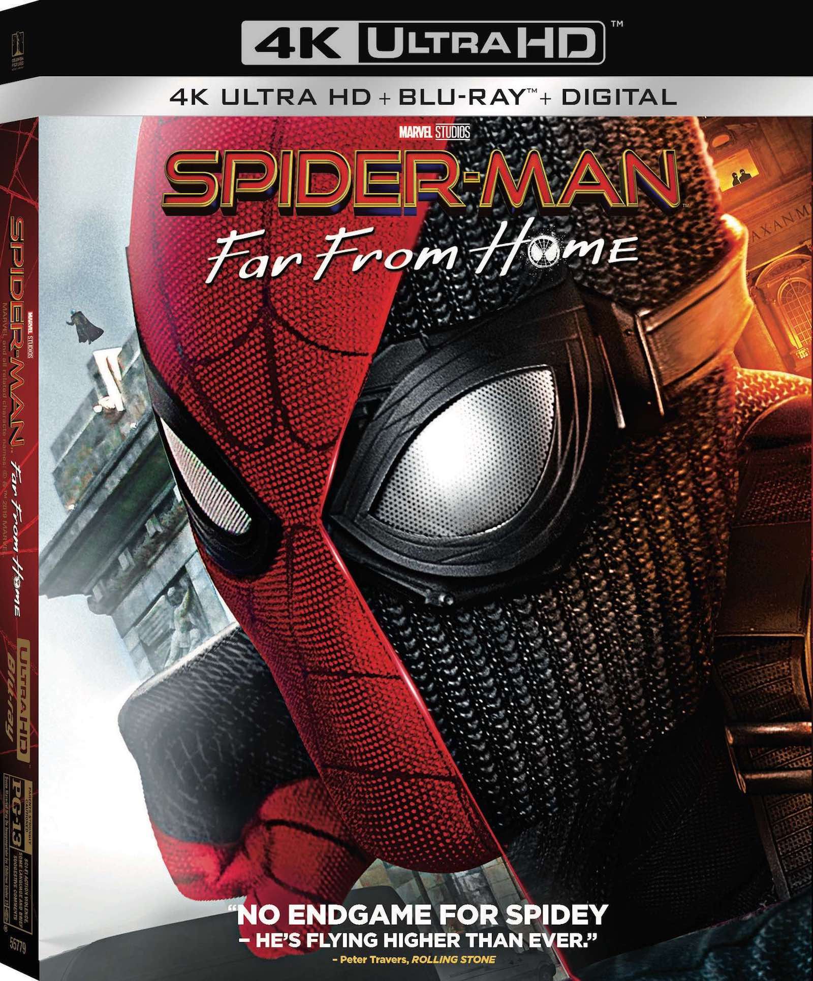 Spider-Man Far From Home Blu-ray Cover