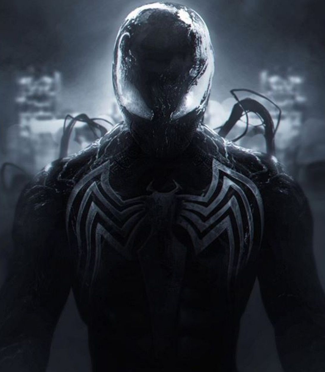 Spider-Man Symbiote Suit Venom Fan Art Vertical