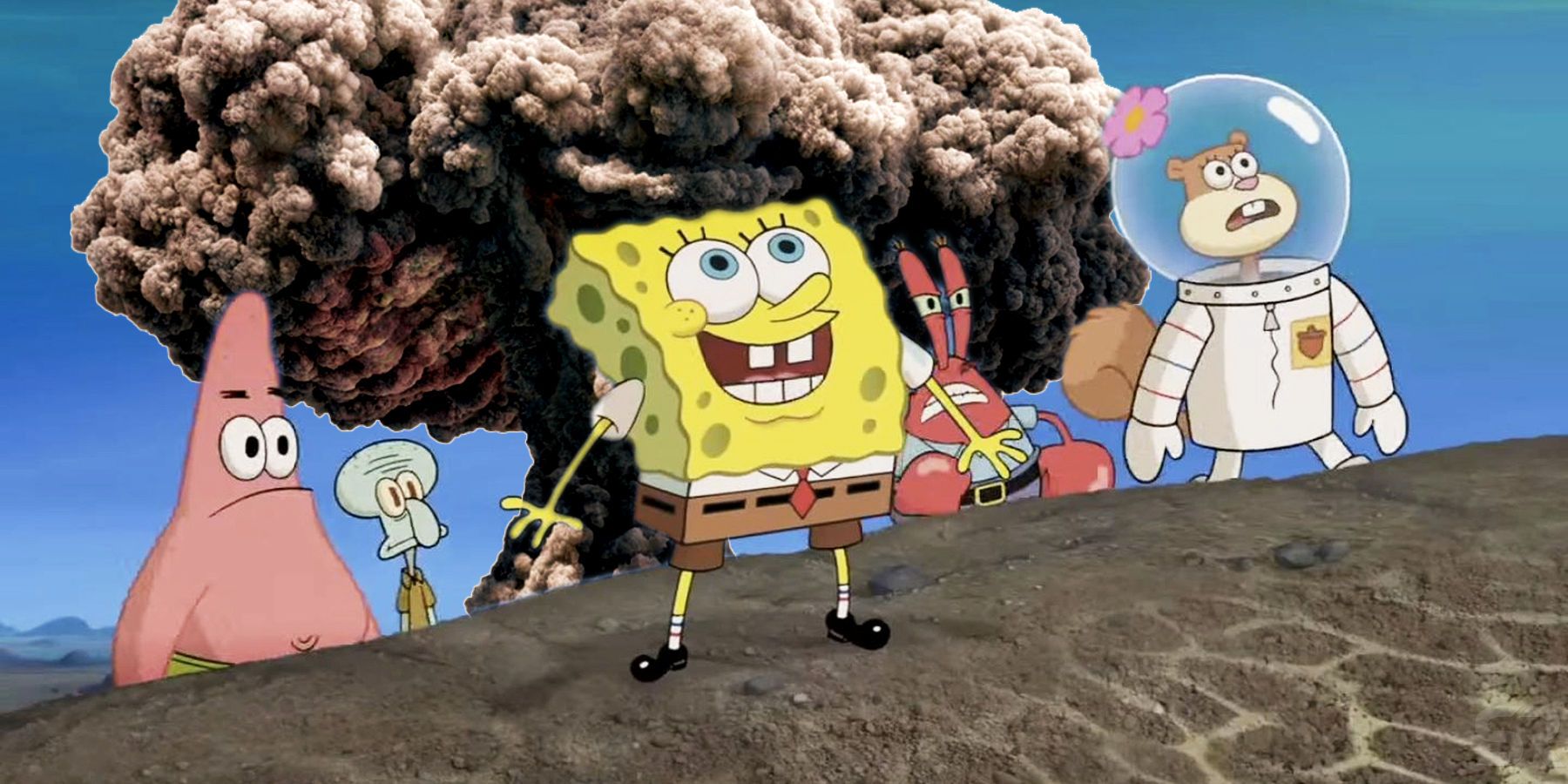 SpongeBob SquarePants And Nuclear Bomb
