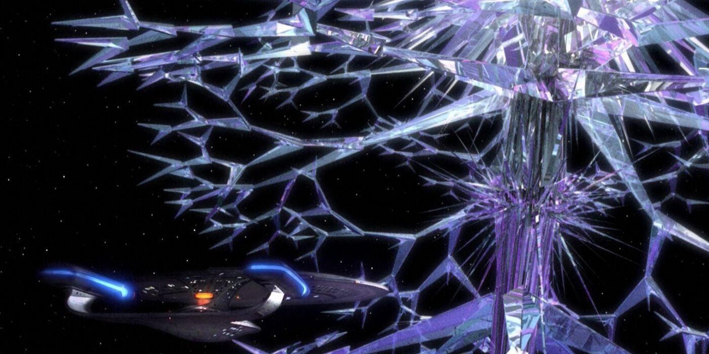 Star Trek The Crystalline alien entity.