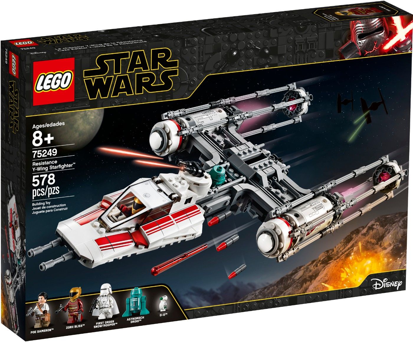 Star Wars 9 Lego Y Wing Set