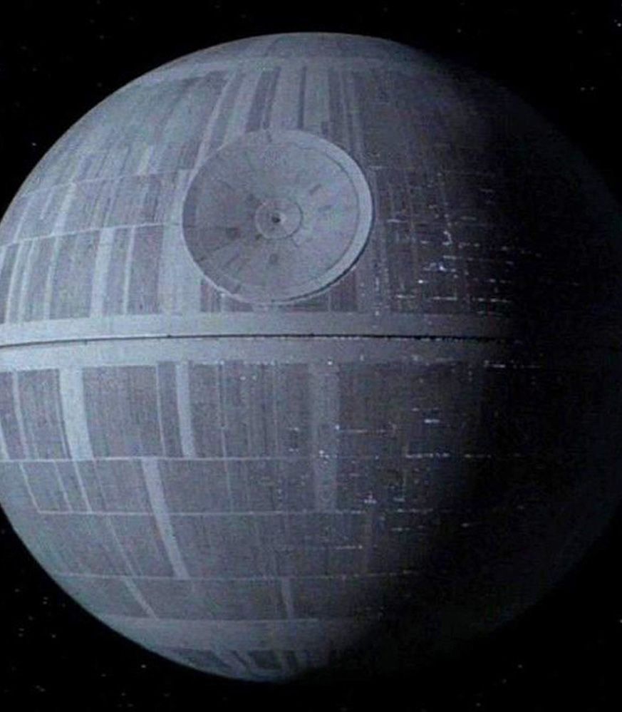 Death Star from Star Wars: Episode IV - A New Hope vertical