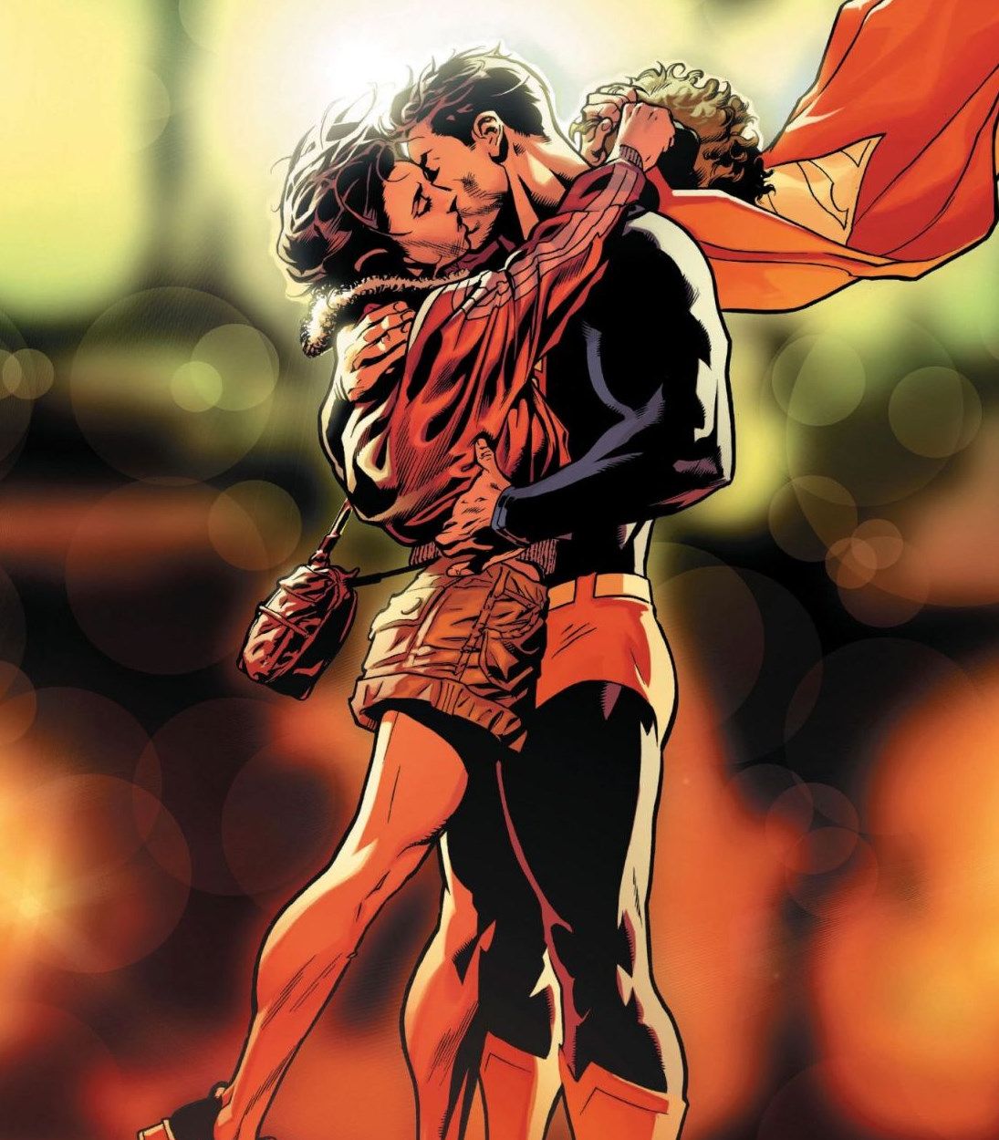 Superman Lois Kiss Vertical