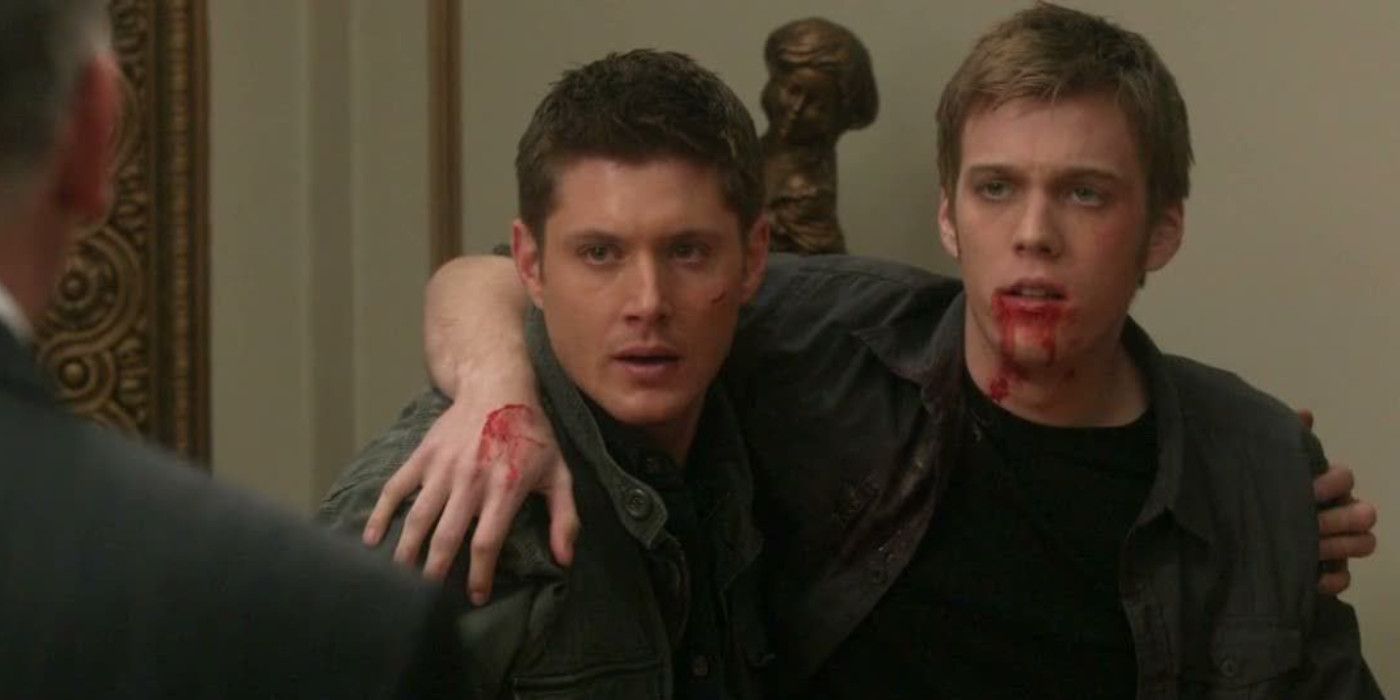 Jensen Ackles and Jake Abel as Dean Winchester and Adam Supernatural