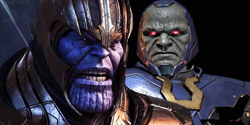 Thanos and Darkseid Marvel DC Comics