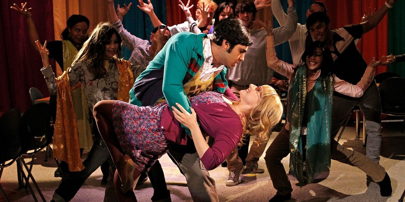 The Big Bang Theory - Raj and Bernadette dancing in a daydream
