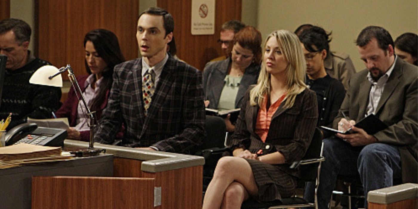 Sheldon and Penny in Court