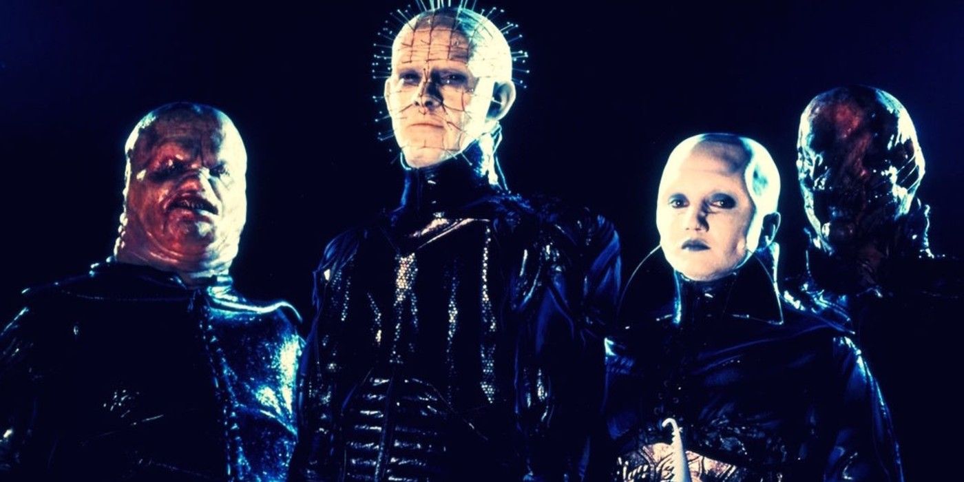 The Cenobites as they appeared in Hellraiser