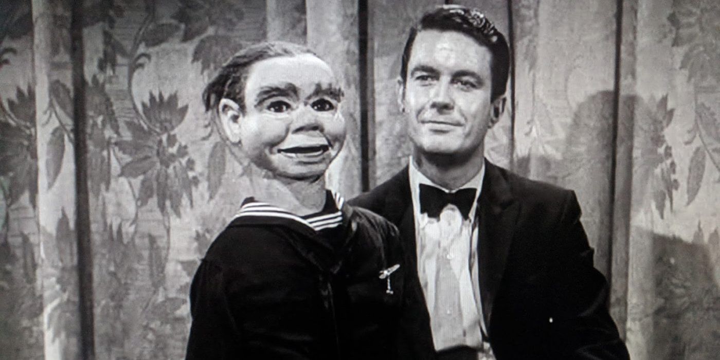 A ventriloquist and his dummy in The Twilight Zone