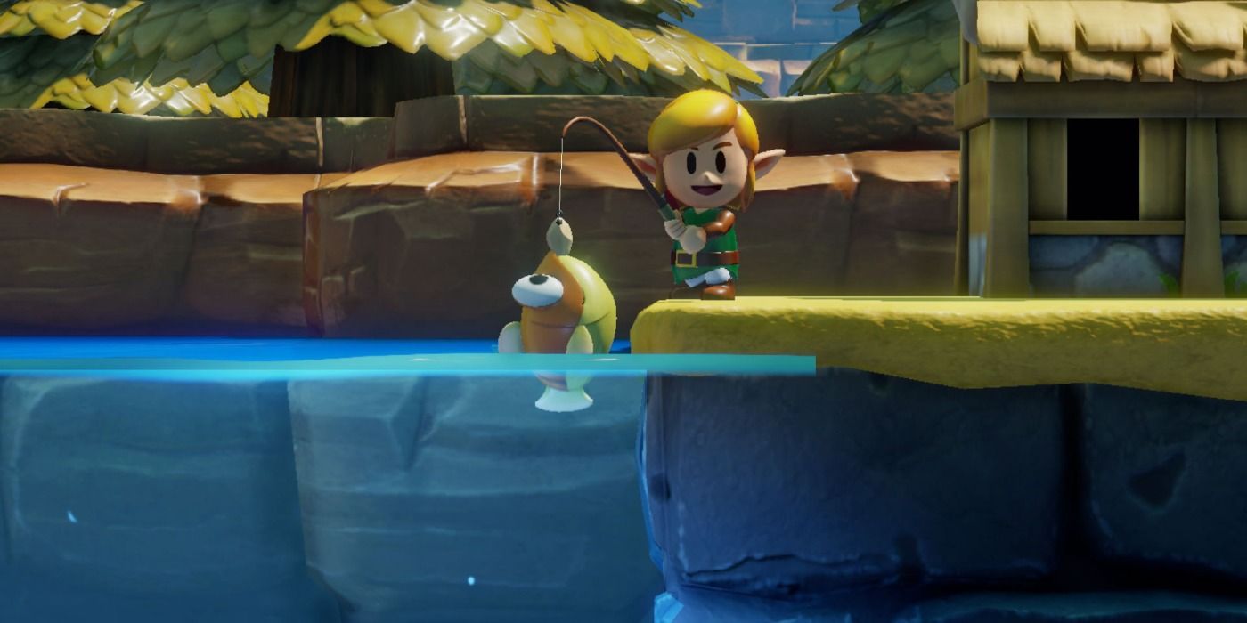 The Legend of Zelda Link's Awakening Fishing