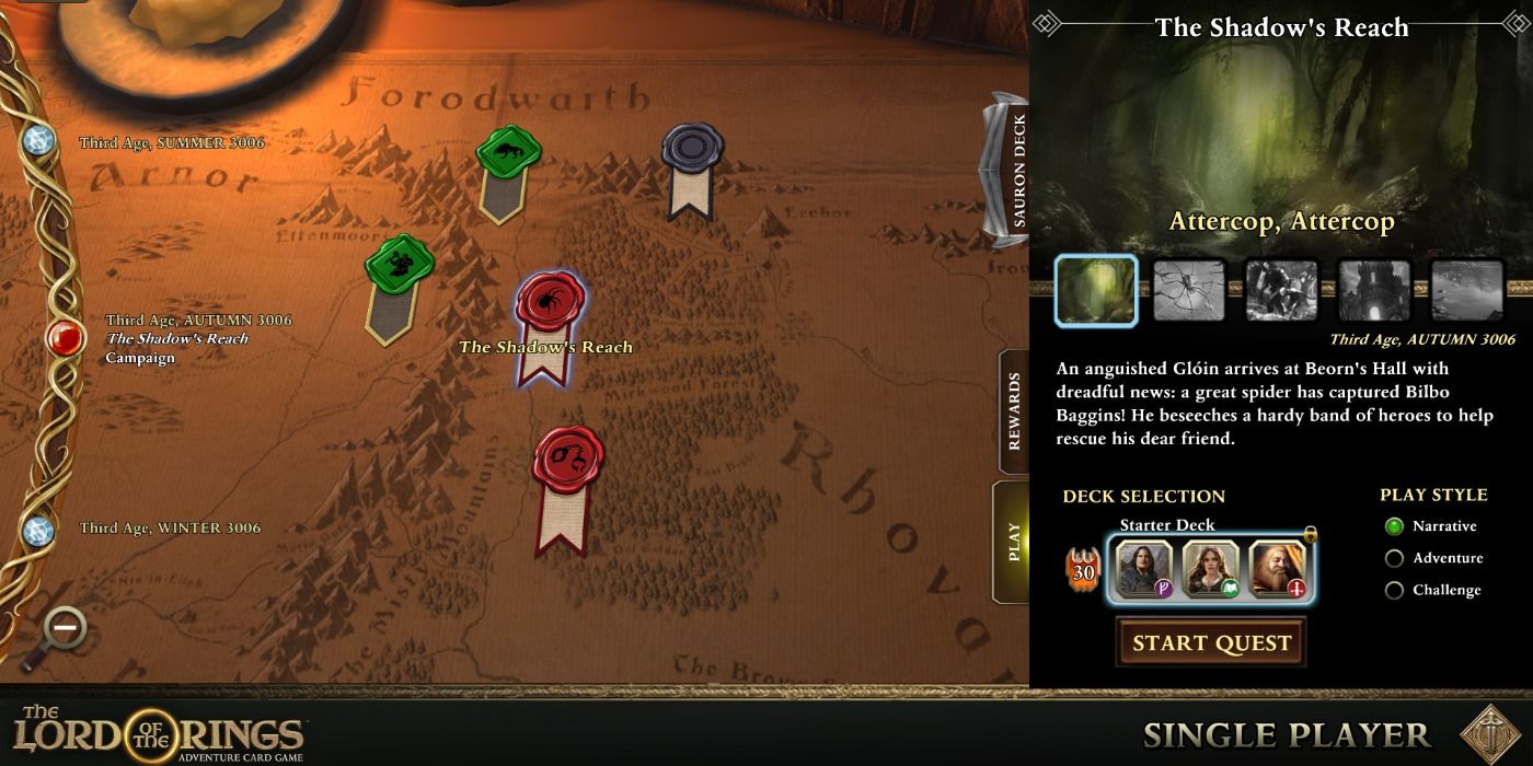 The Lord of the Rings Adventure Card Game Screenshot 2