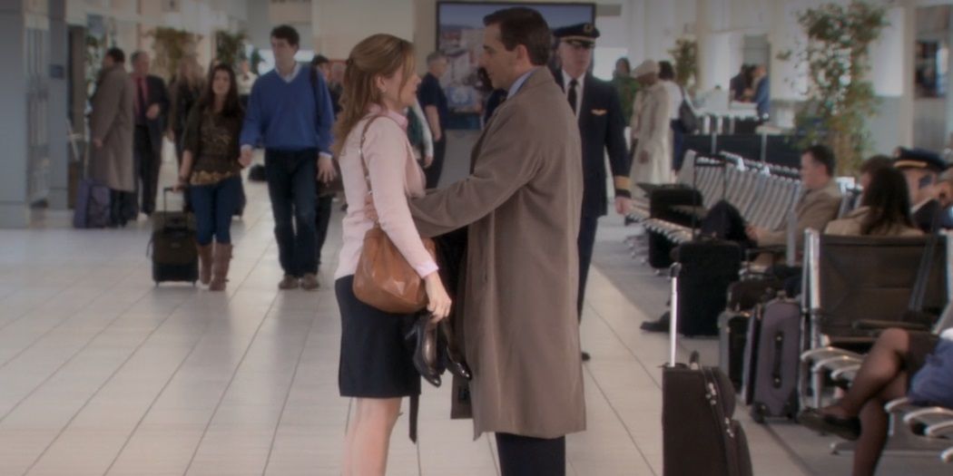 Pam and Michael in The Office episode &quot;Goodbye, Michael&quot;