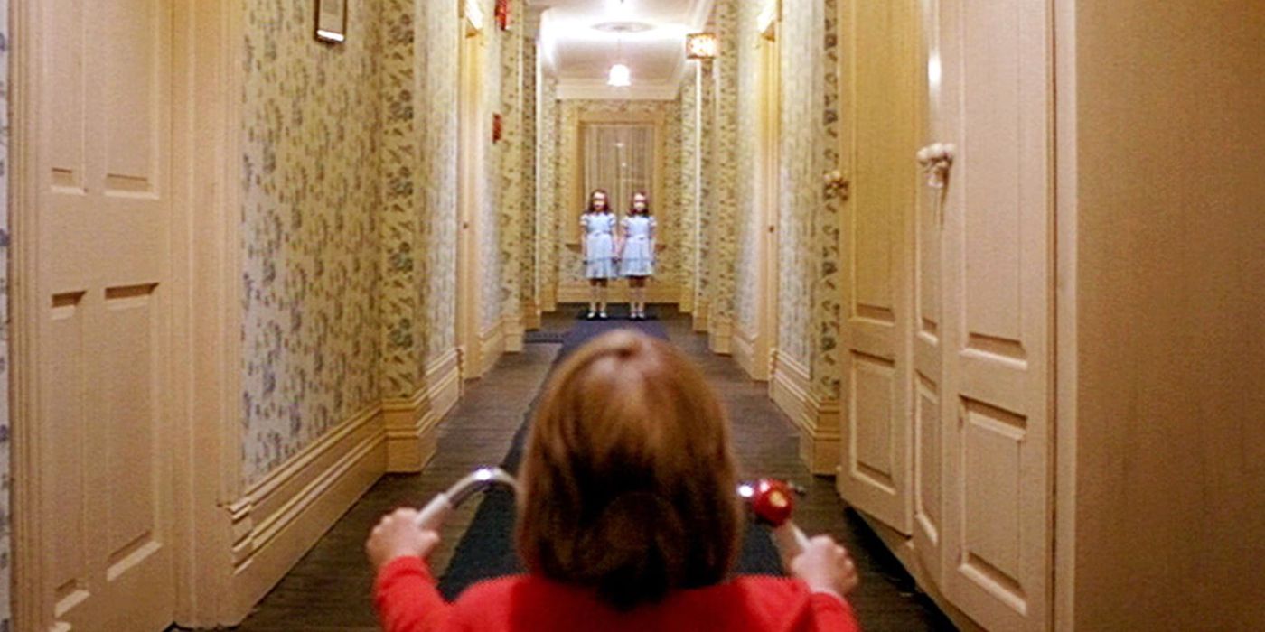 Danny in the hallway in The Shining