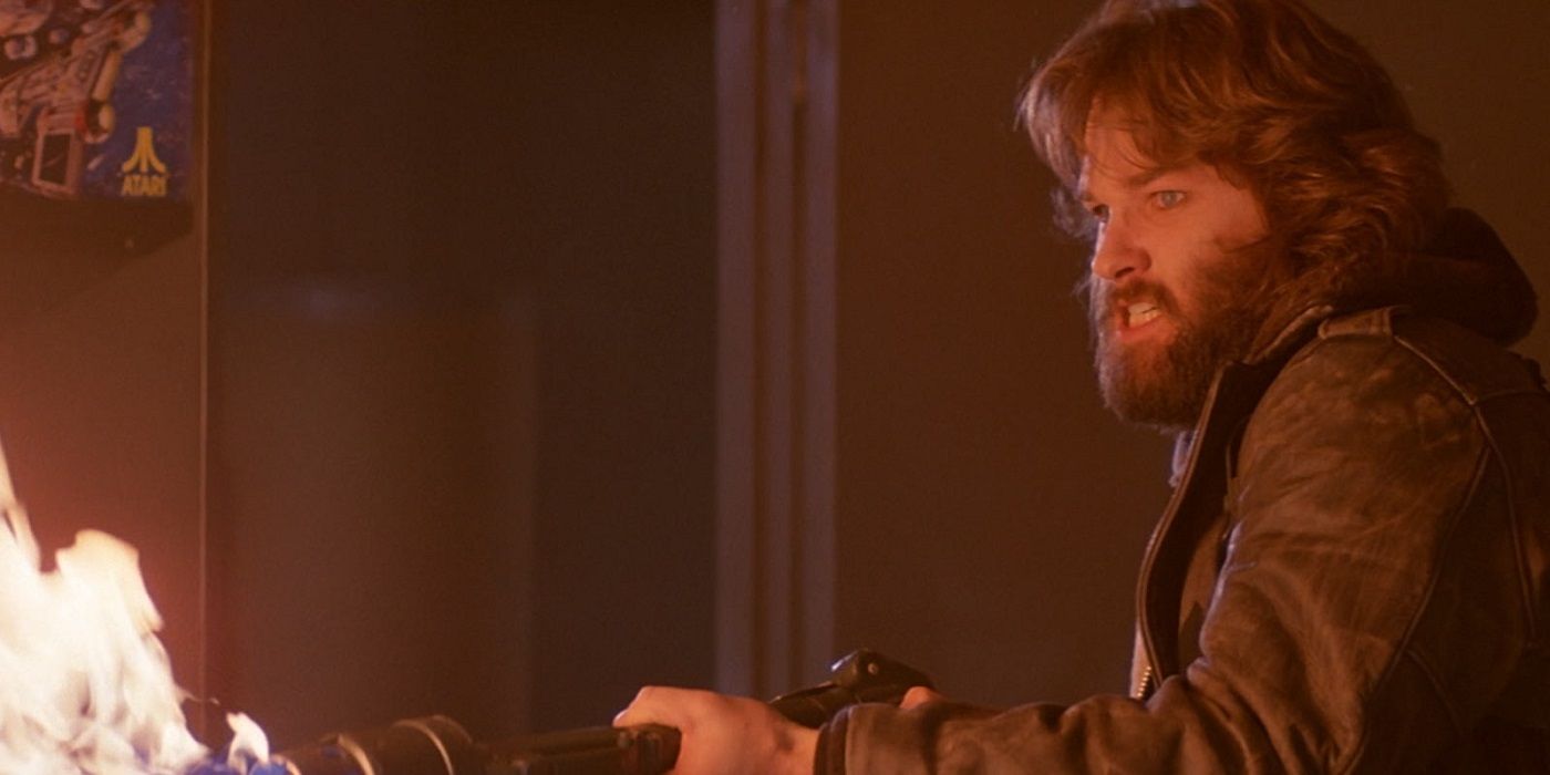 The thing Kurt Russell with a flamethrower