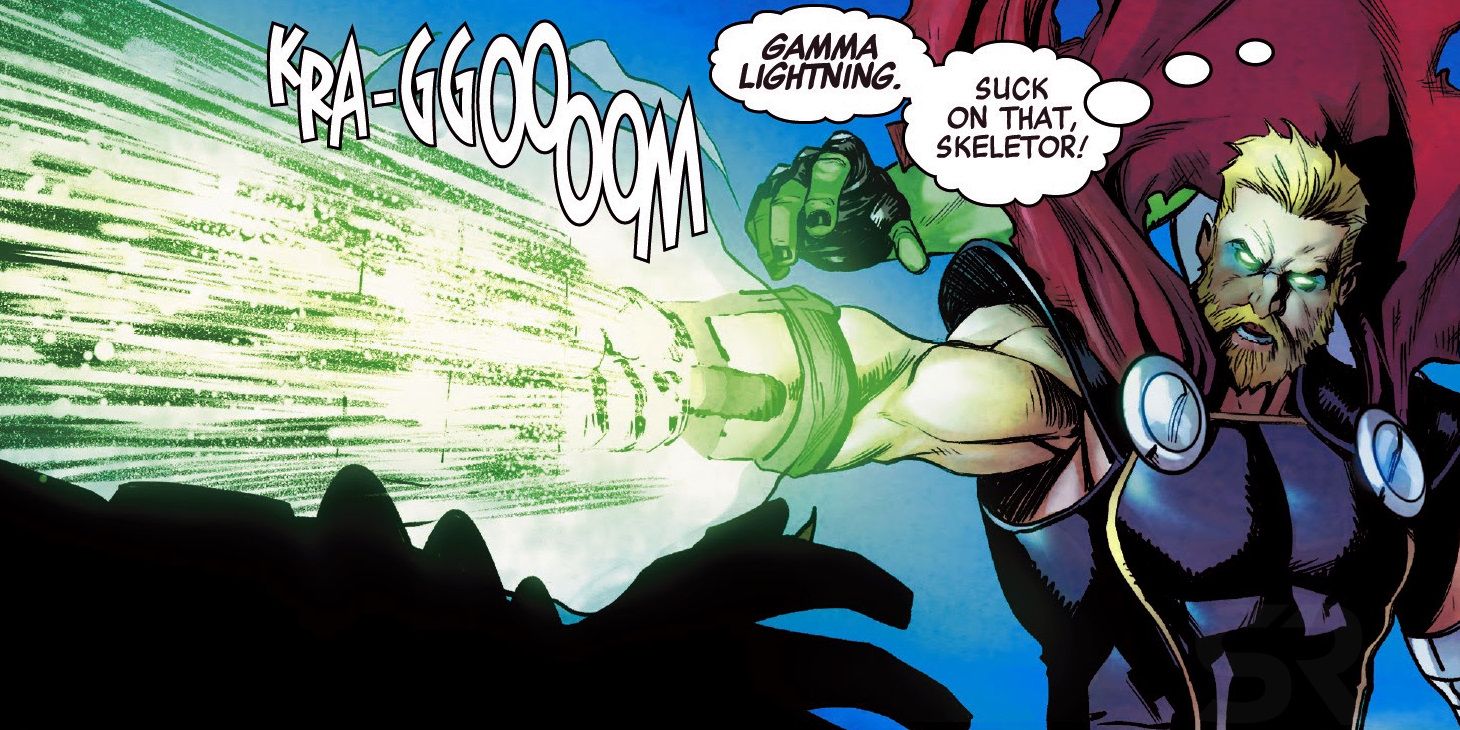 Thor She-Hulk Gamma Lightning Attack