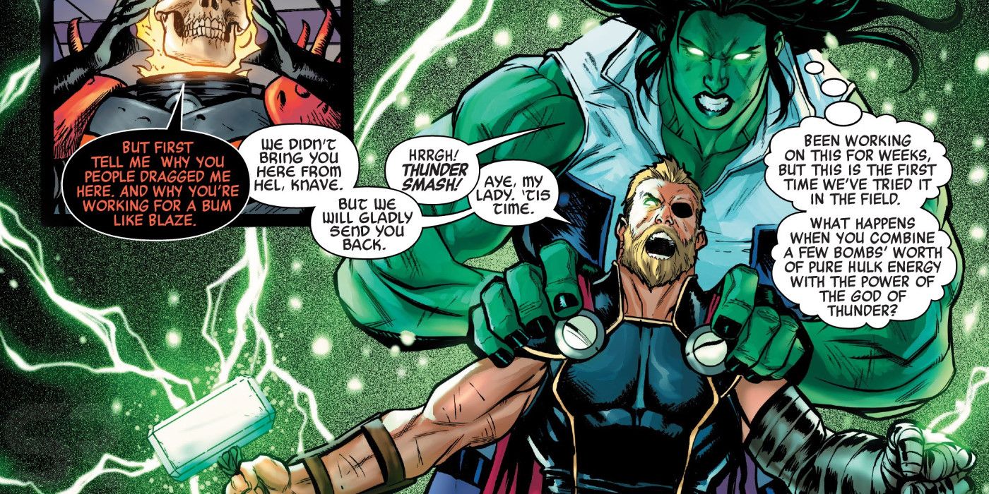 Thor and She-Hulk Thunder Smash