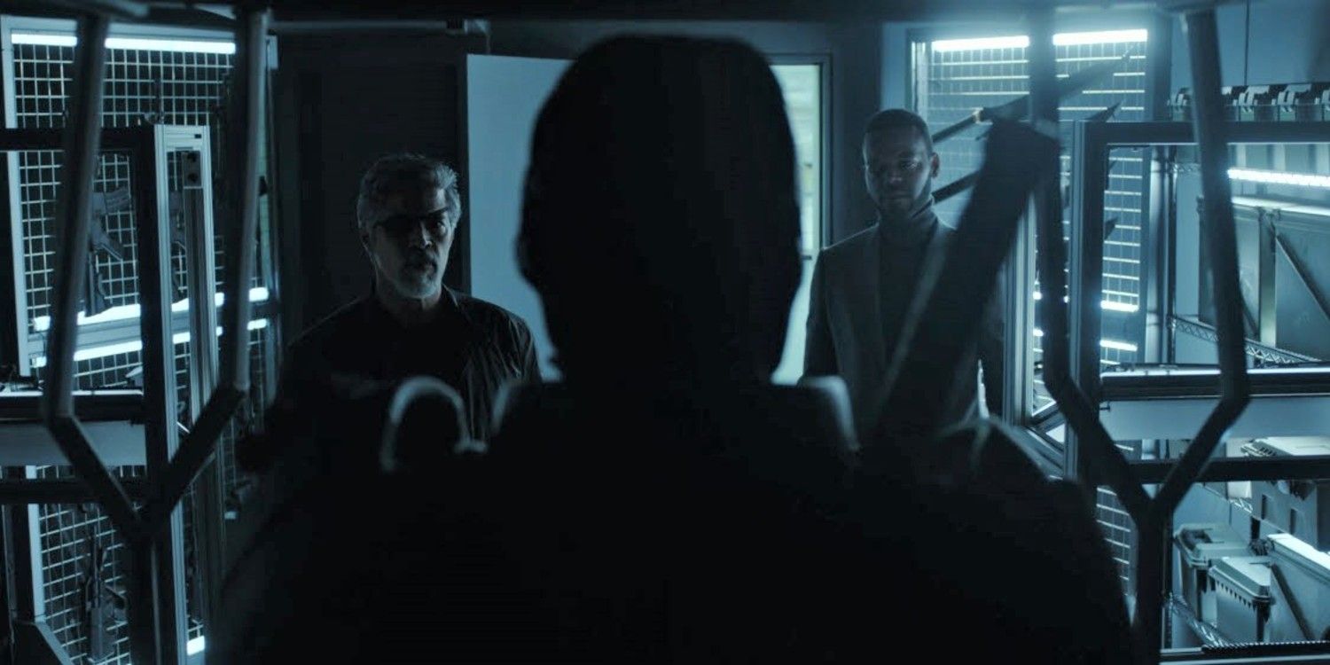 Titans Esai Morales as Deathstroke and Demore Barnes as Wintergreen