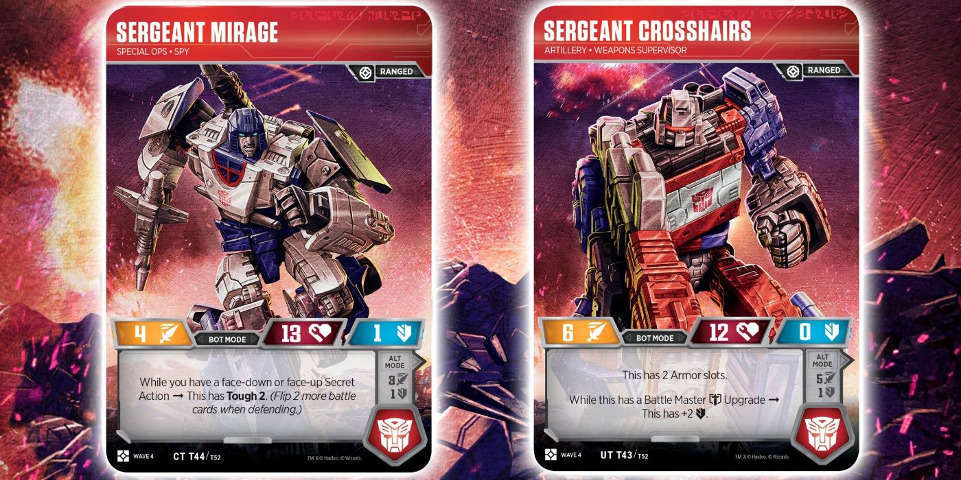 Transformers TCG Wave 4 Exclusive Preview Crosshairs Mirage