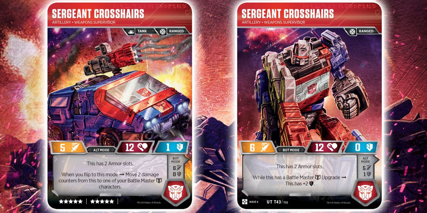 Transformers TCG Wave 4 Sergeant Crosshairs