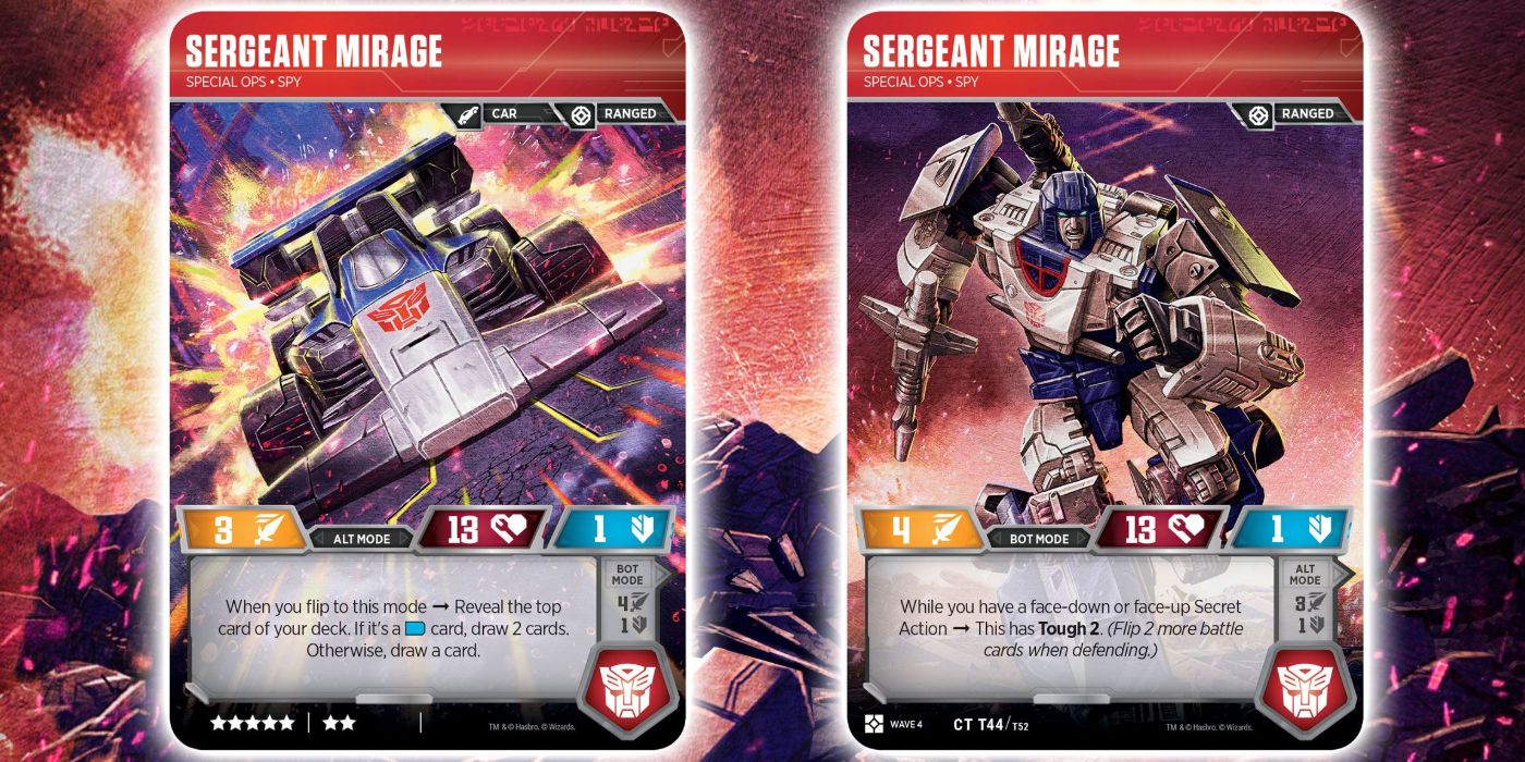 Transformers TCG Wave 4 Sergeant Mirage