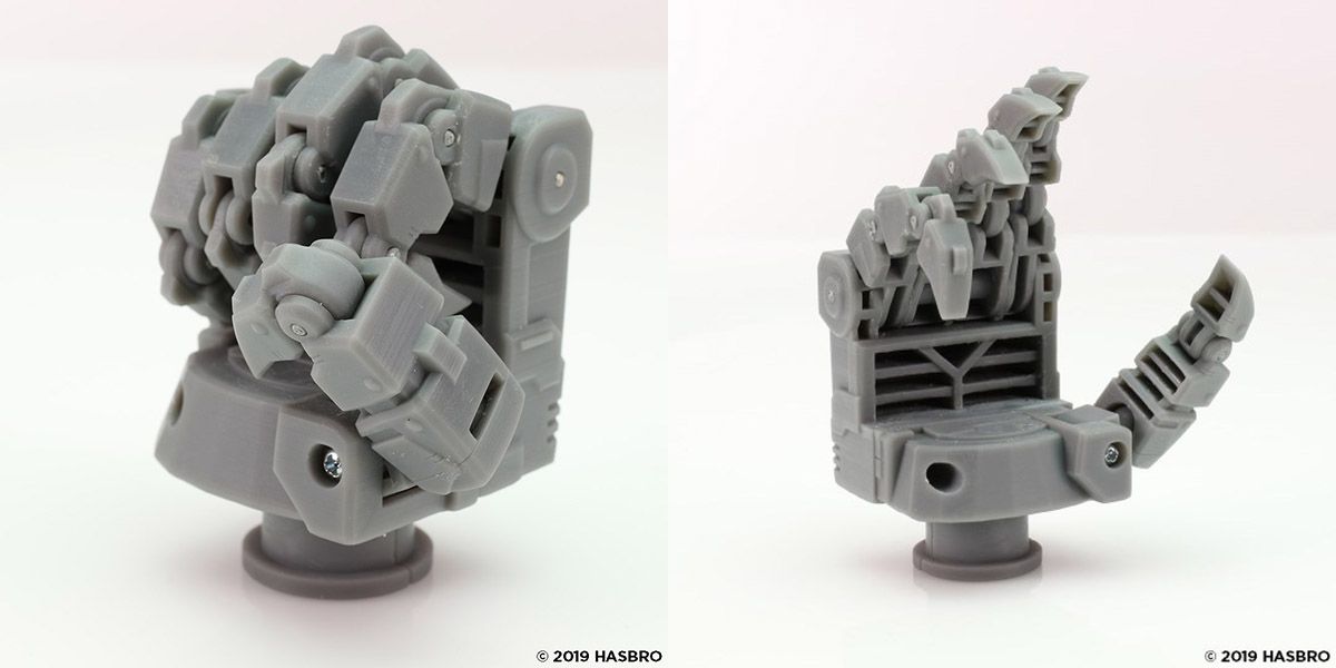 Transformers War for Cybertron Unicron Figure Hand Prototypes