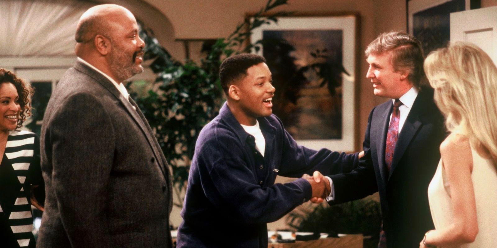 Will Smith, James Avery, Donald Trump in The Fresh Prince of Bel-Air