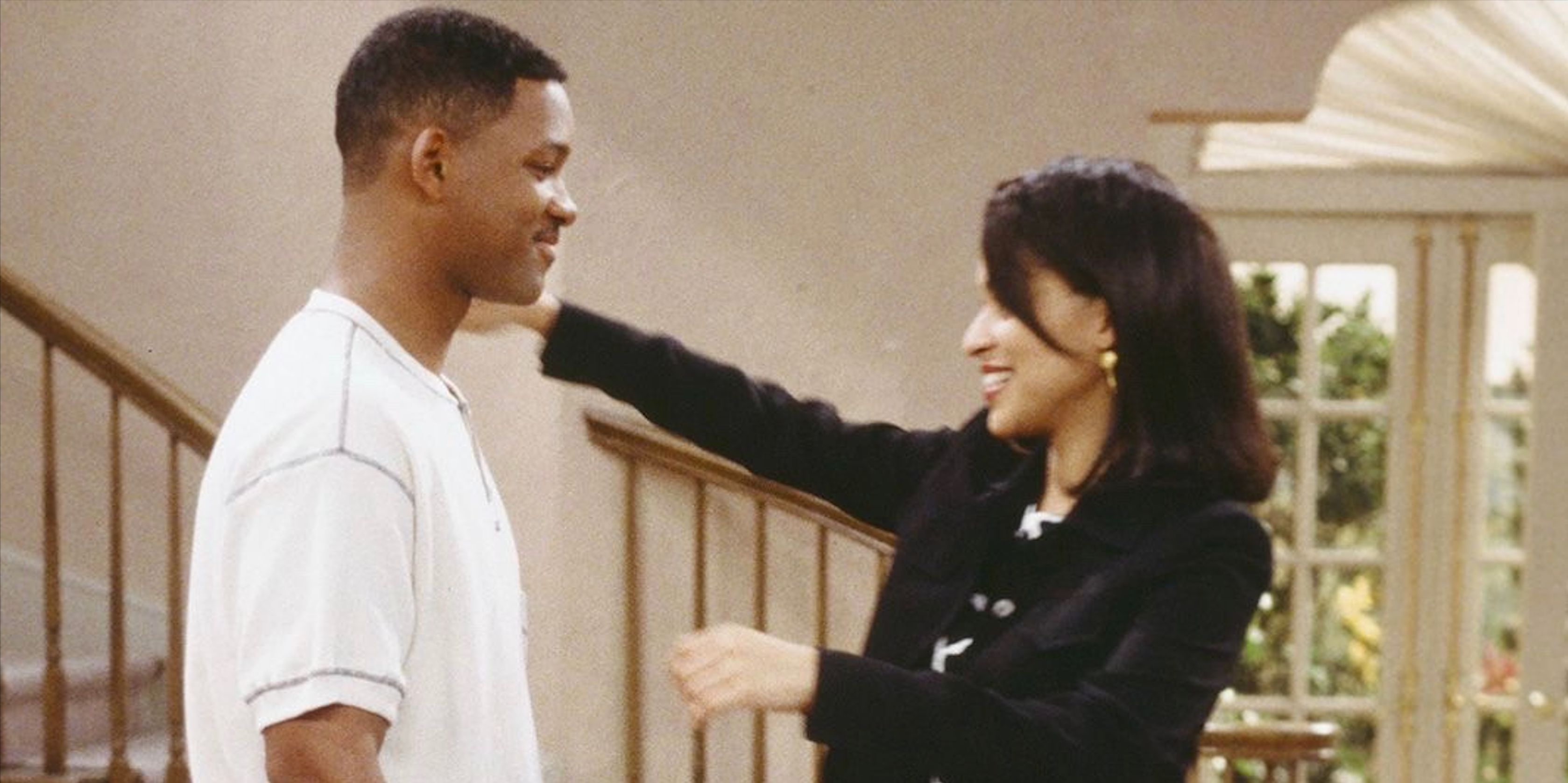 Will Smith and Karyn Parsons in The Fresh Prince of Bel-Air