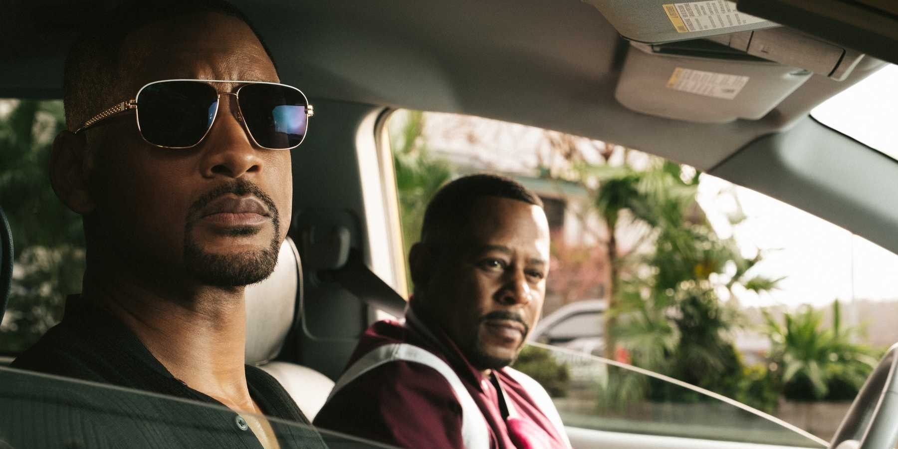 Will Smith and Martin Lawrence sit in a car in Bad Boys for Life