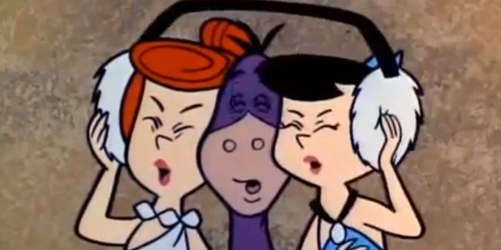 Wilma Dino and Betty The Flintstones